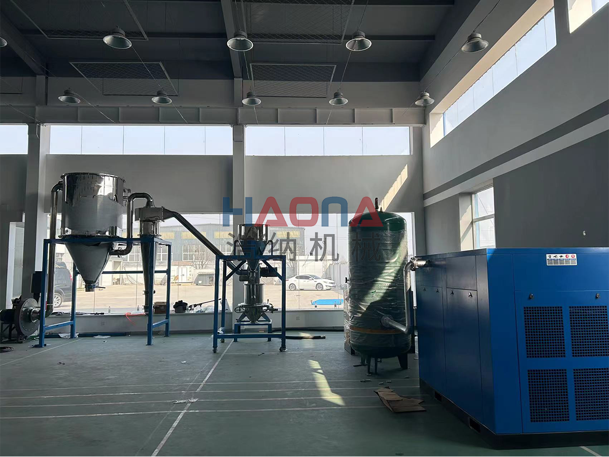 唐山安装现场-气流粉碎机